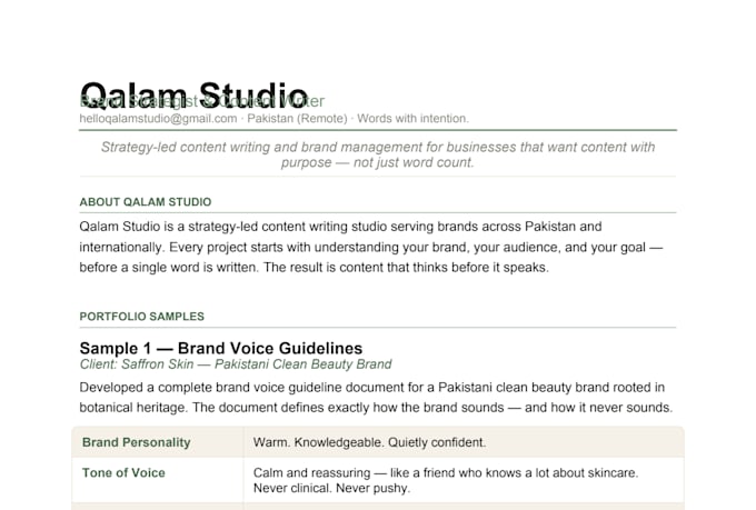 create brand voice guidelines so your content always sounds consistent